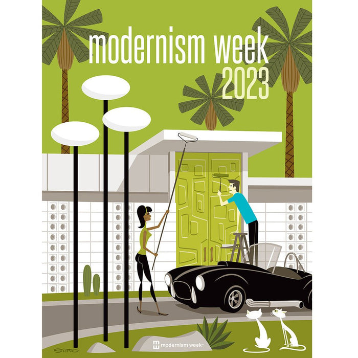 2023 Modernism Week Poster by Shag - Destination PSP