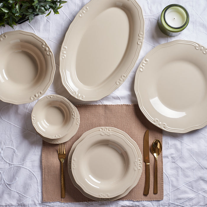 24 PCS Cream Florence Set