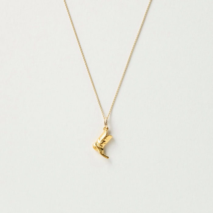 AIDA Impact BIGGER BOOT MINI NECKLACE, Gold Plated