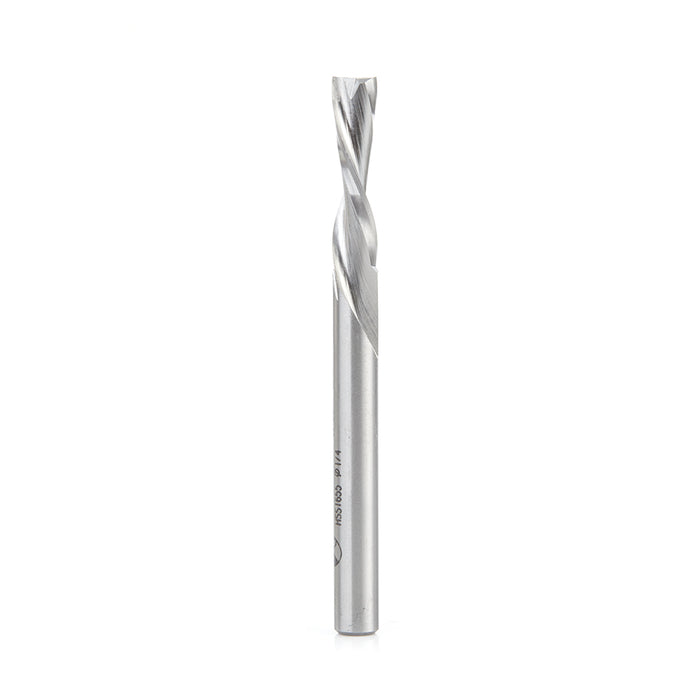 HSS1655 - Double Flute Spiral 1/4 Dia x 1 x 1/4 Inch Shank Down-Cut