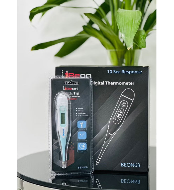Beon Digital Thermometer with Rigid Tip, Medical Thermometers
