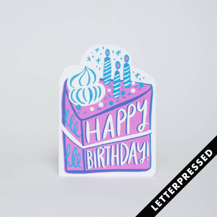 Birthday Cake Slice Card