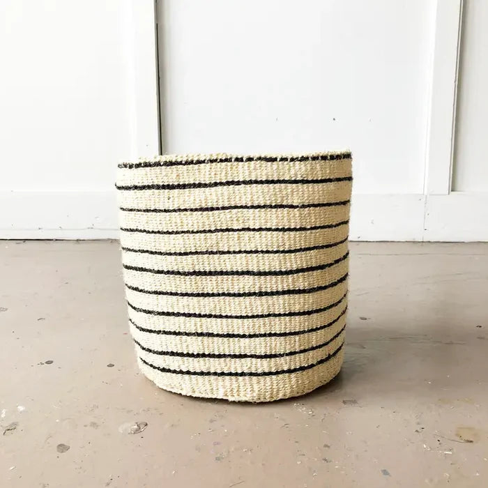 Black and White Storage Basket