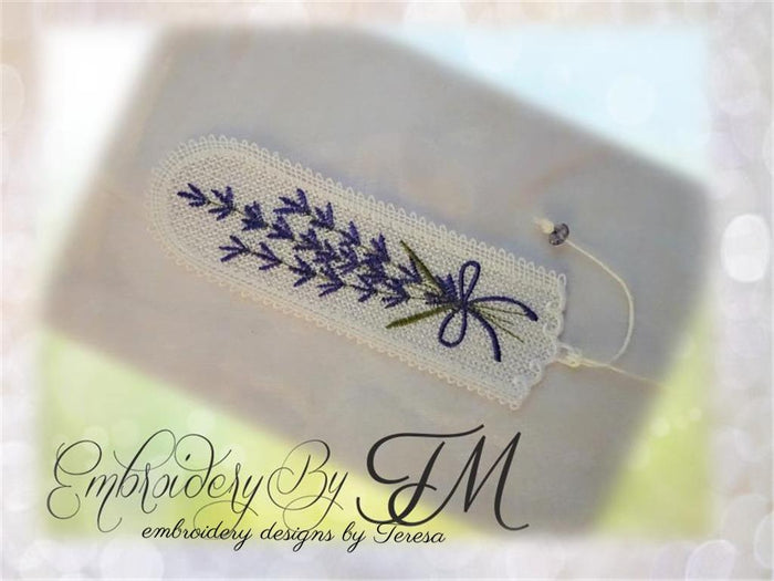 Bookmark Lavender / 5x7 hoop