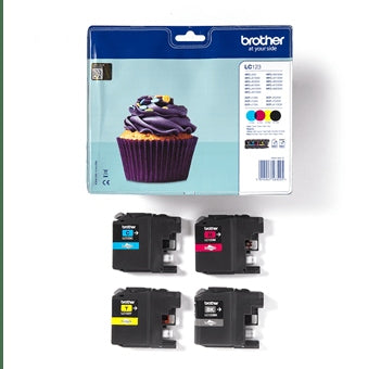 Brother Original LC123 Multipack Inkjet Cartridges C/M/Y/BK