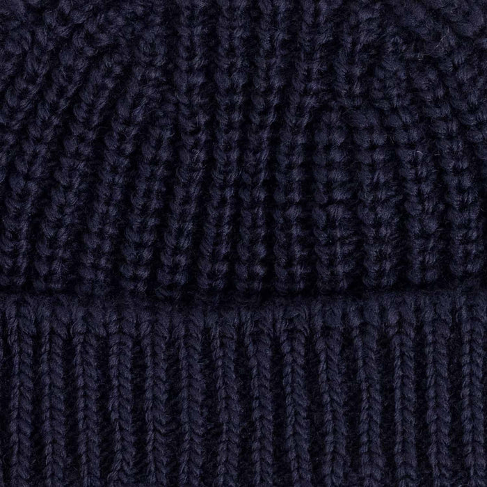 câbleami WOOL SHORT W/CAP, Navy