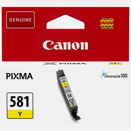 Canon CLI-581 Printer Ink Cartridge Yellow