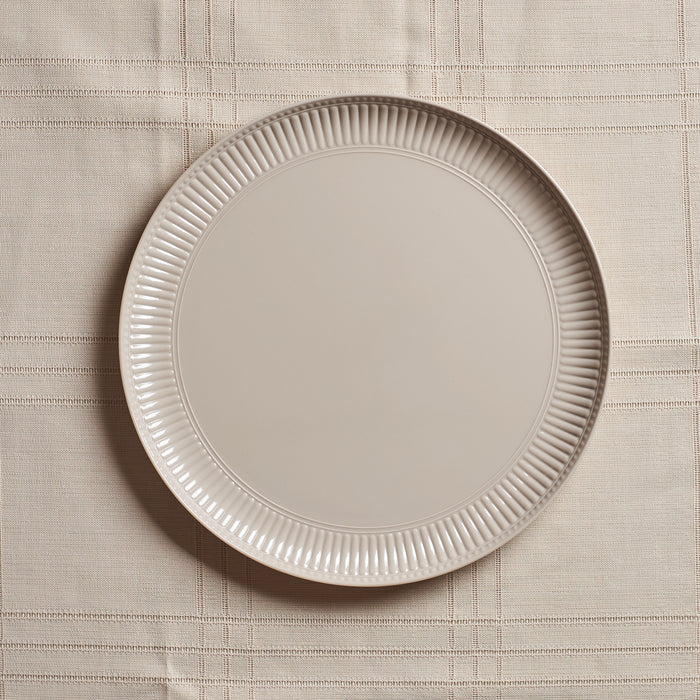 Cream Round Tray