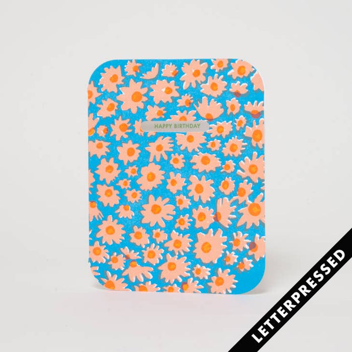 Daisy Patch Birthday Card