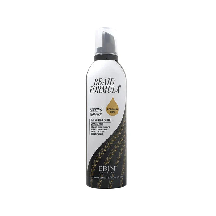 EBIN Braid Formula Setting Mousse - Rosemary Mint 354ml