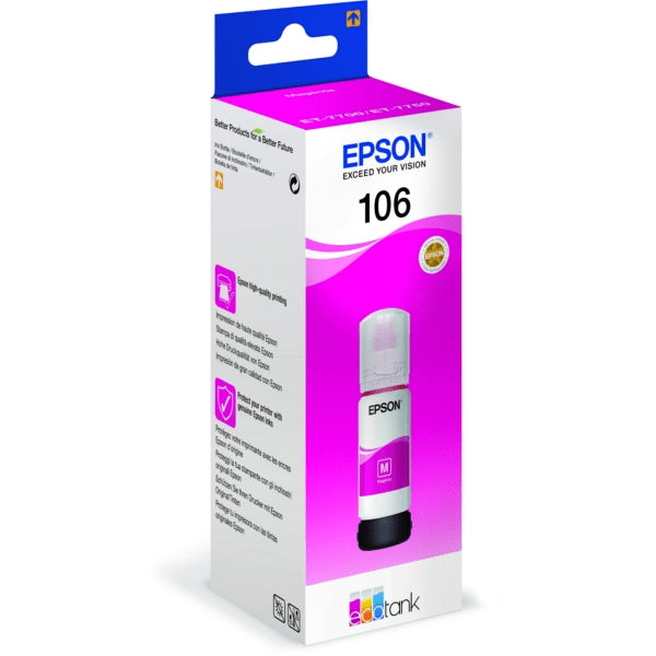 Epson 106 Magenta Ink Bottle - C13T00R340