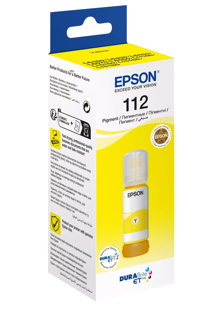 Epson 112 EcoTank Yellow Original Ink - T06C44A
