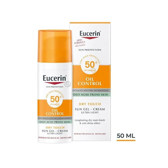 Eucerin Oil Control Dry Touch Sun Gel Cream SPF 50+ - 50ml