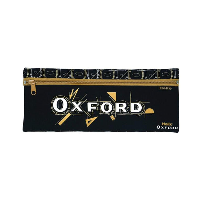 Helix Oxford Pencil Case Black 9" X 5" - Office R Us Lagos