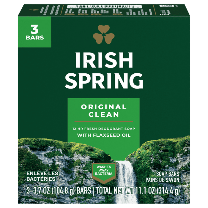 Irish Spring Original Clean Soap 3 Pack