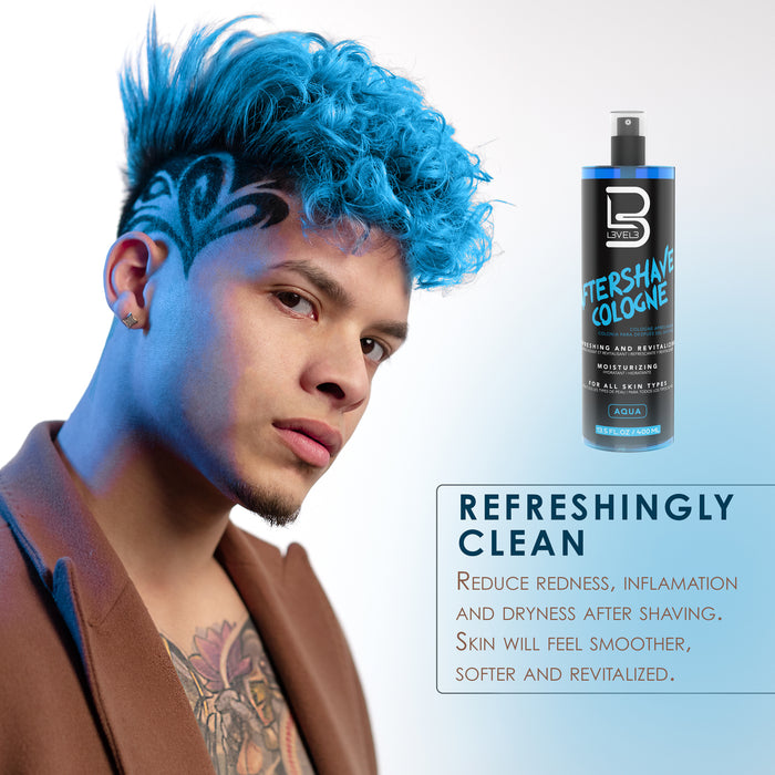 L3VEL3™ After Shave Cologne - Aqua