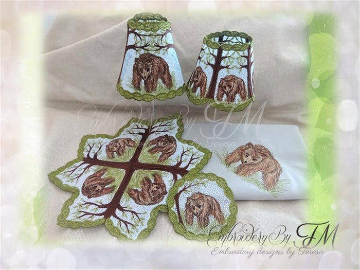 Large set with bears