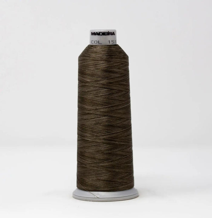 Madeira Polyneon 1513 Multi Brown Embroidery Thread 5500 Yards