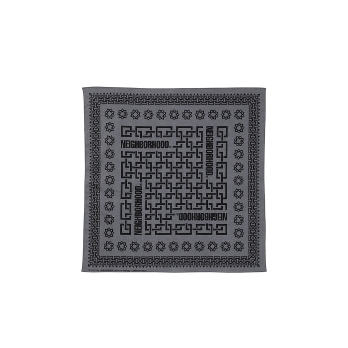 Neighborhood GEOMETRIC PATTERN BANDANA, Grey