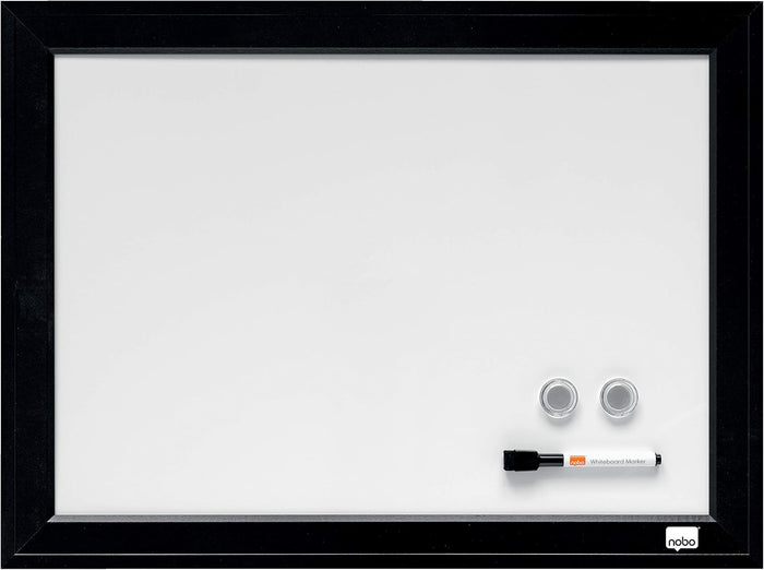 Nobo Quartet Magnetic Drywipe Board 585 × 430 mm – Black Frame - Office R Us Lagos
