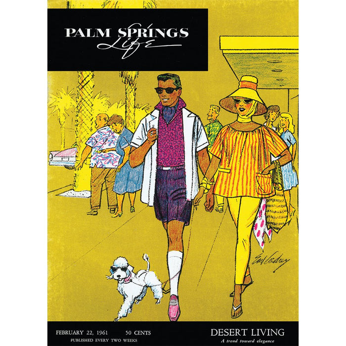Palm Springs Life Cover - 1961 February 22 - 18x24 inches - Destination PSP