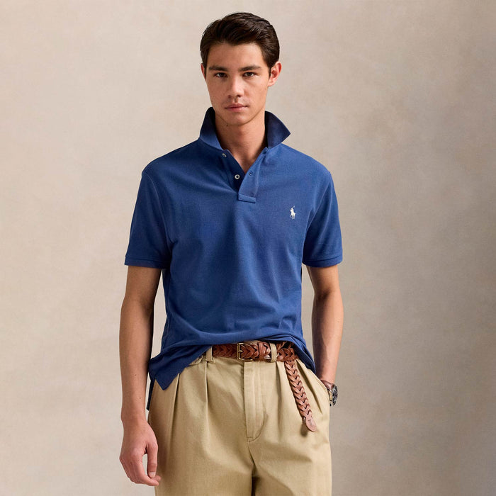 POLO Ralph Lauren S/S CLASSIC FIT MESH POLO SHIRT, Blue