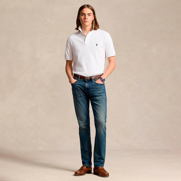 POLO Ralph Lauren S/S CLASSIC FIT MESH POLO SHIRT, White