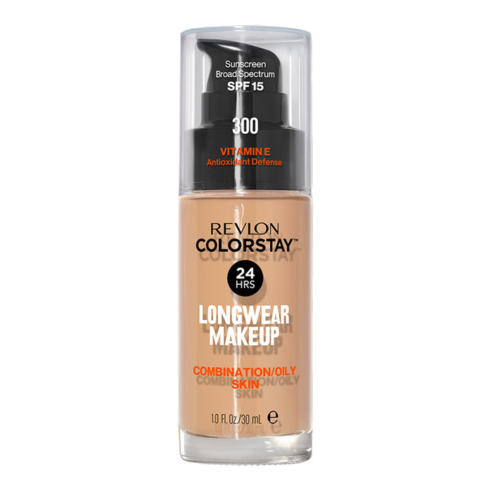 Revlon ColorStay Longwear Makeup Combination/Oily SPF15 30ml in shade 300 GOLDEN BEIGE - matte, breathable foundation for up to 24H wear