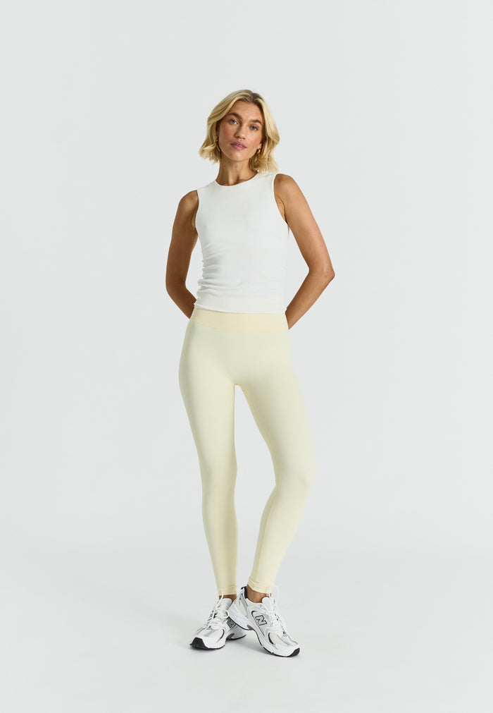 Ribbed Modal Tank Top Off White