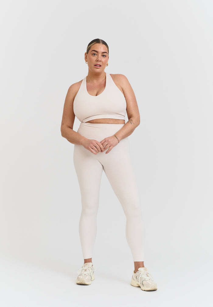 Softsculpt V-neck Cross Back Bra Marshmallow
