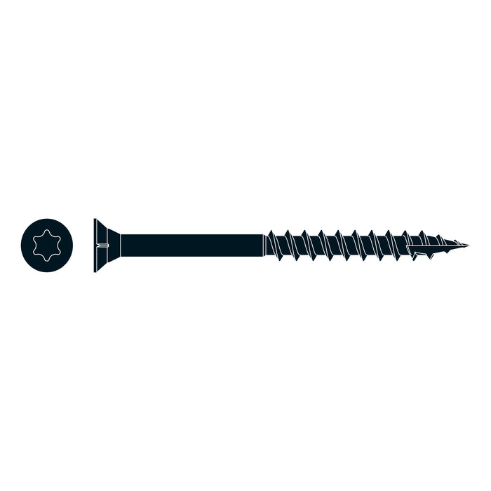 Starborn Gold Star Yellow Zinc Flat Head Screws