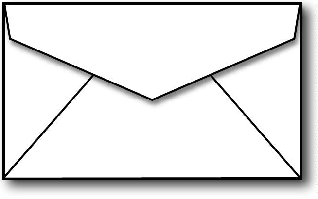 24lb White, 2 3/8" x 3 5/8" Florist Size Envelopes,