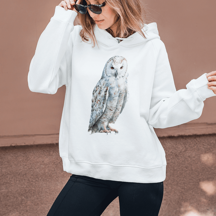 White Owl Front Design - HeatPressNation