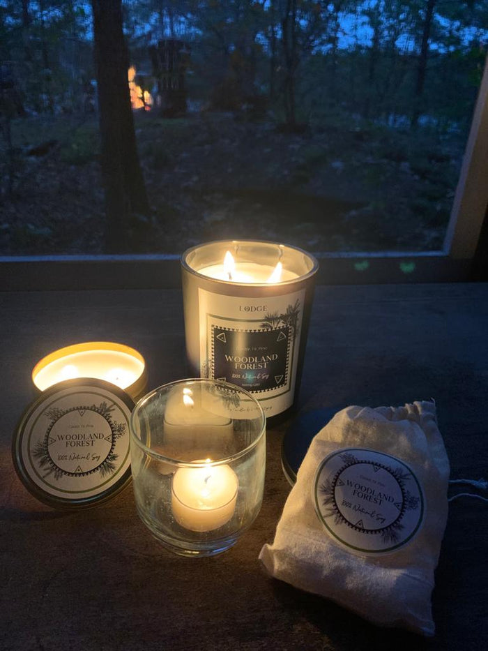 Woodland Forest - 18oz Infused* Soy Candle - LODGE Soy Candles