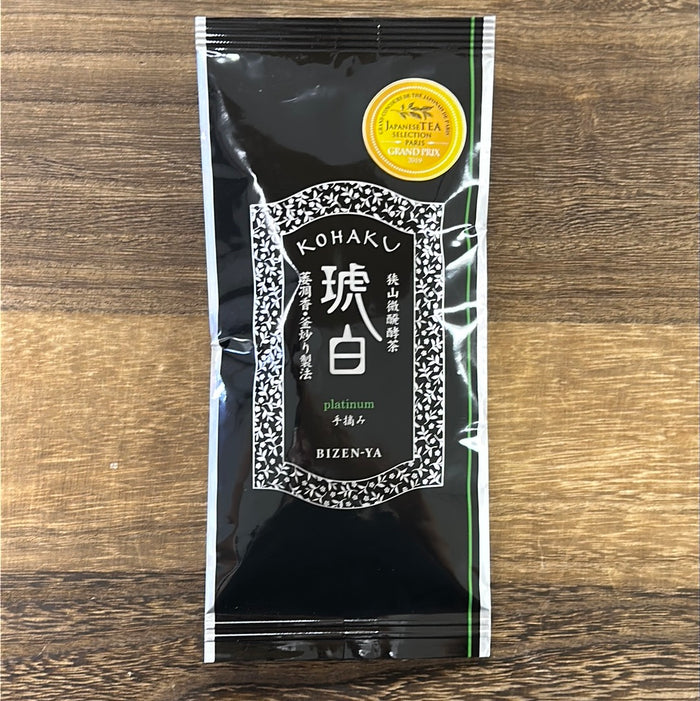 #0242.S2 Bizenya: Kohaku Platinum 21g - Sayama Green Oolong Tea 琥珀 手摘み