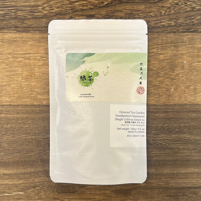 #0558 Handpicked Hatsuzumi Sayamacha Kirari 31, Single Cultivar by Award-Winning, 15th Generation Farmer, Okutomi Masahiro(Limited Stock)