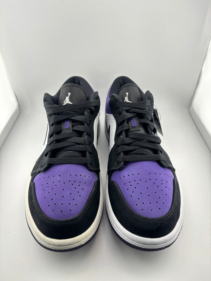 Jordan 1 Low Court Purple White