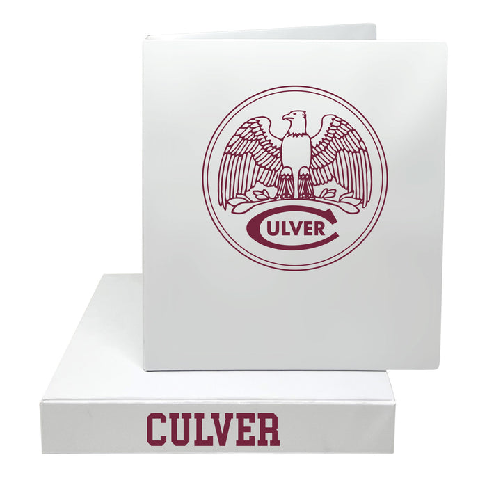 1" Vinyl 3 Ring Binder - White