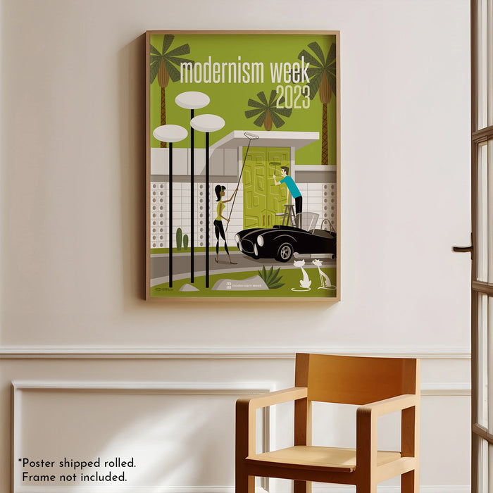 2023 Modernism Week Poster by Shag - Destination PSP