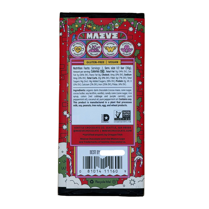 MAEVE Candy Cane Truffle Bar