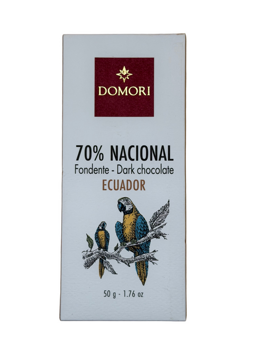 DOMORI 70% Nacional Ecuador Dark Chocolate