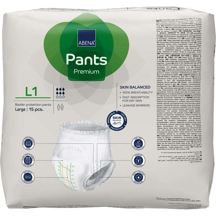 Abena Pants Premium Pull - On Underwear Level 1 - 1000021318-Pack - LL Medico