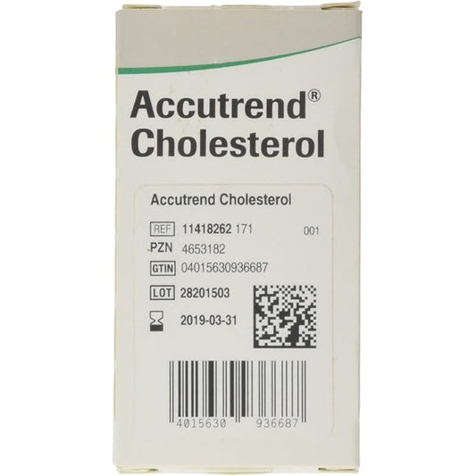 Accu-Trend Cholesterol Test Strips 25s, Cholesterol Analyzers
