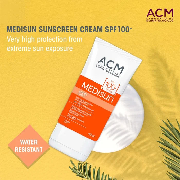 ACM Medisun SPF 100+ High Protection Face Sunscreen Cream - 40ml, Sunscreen