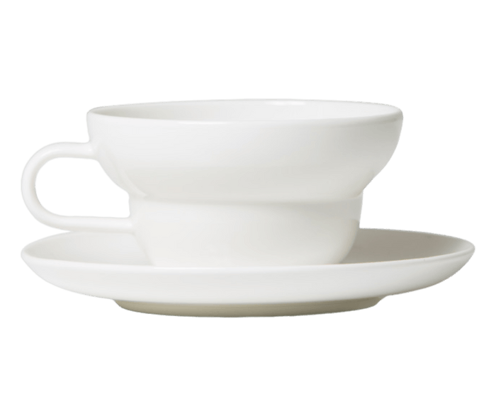 Acme Cup & Saucer - Bibby White 250ml | tea accessories New Zealand | t leaf T