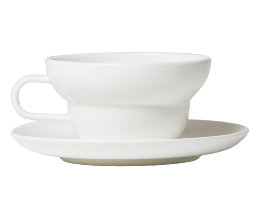 Acme Cup & Saucer - Bibby White 250ml | tea accessories New Zealand | t leaf T