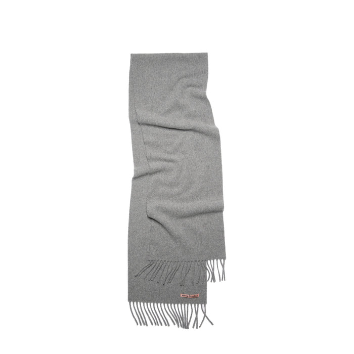 Acne Studios SKINNY WOOL SCARF, Grey Melange