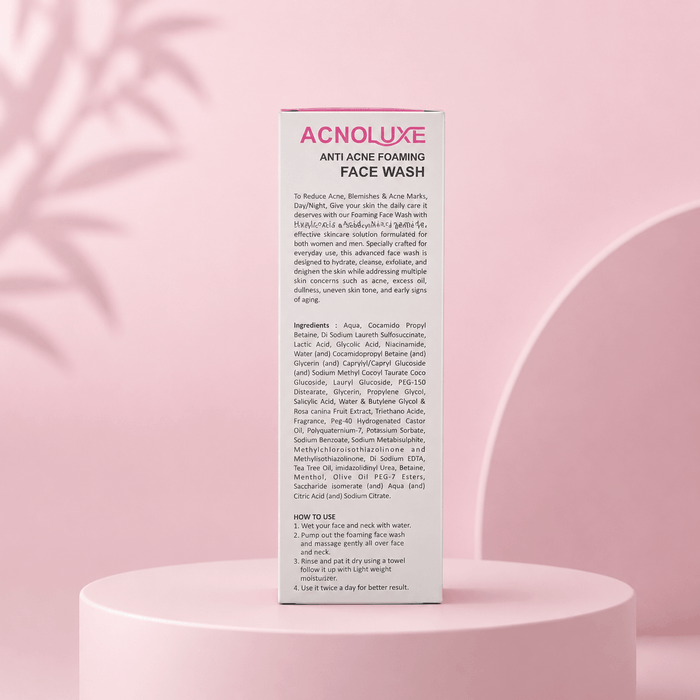 Acnoluxe Anti Acne Foaming Face Wash - Cosmosentials