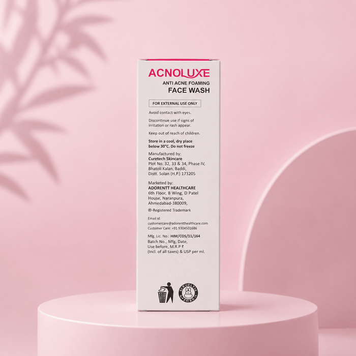 Acnoluxe Anti Acne Foaming Face Wash - Cosmosentials