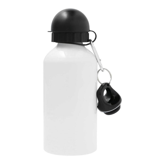 Aluminium Sublimation Bottle 500 ml - White, 2 Tops